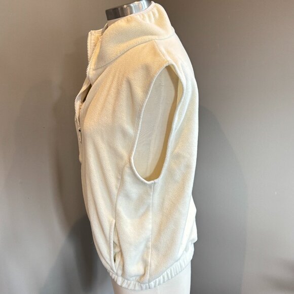 Beyond Yoga Morning Walk Cream Fleece Vest - Picture 4 of 10